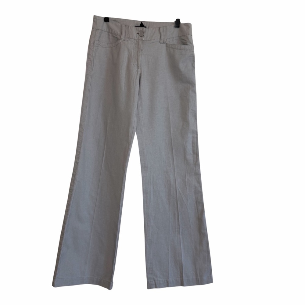 H&M Soft Gray Linen Trousers Pants